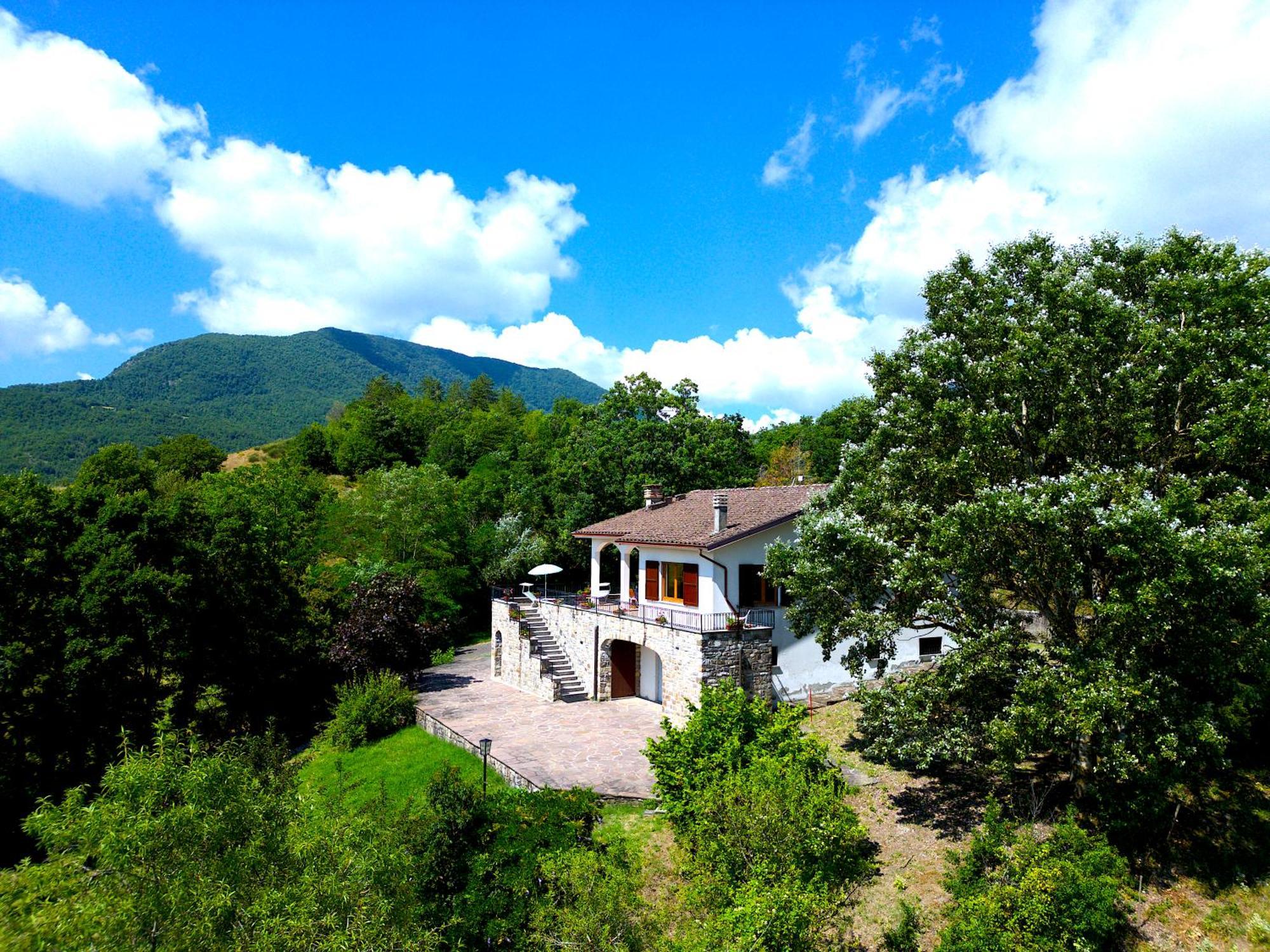 Willa Casa Del Bosco - Vista Mozzafiato & Parco 4 Ettari Bobbio Zewnętrze zdjęcie