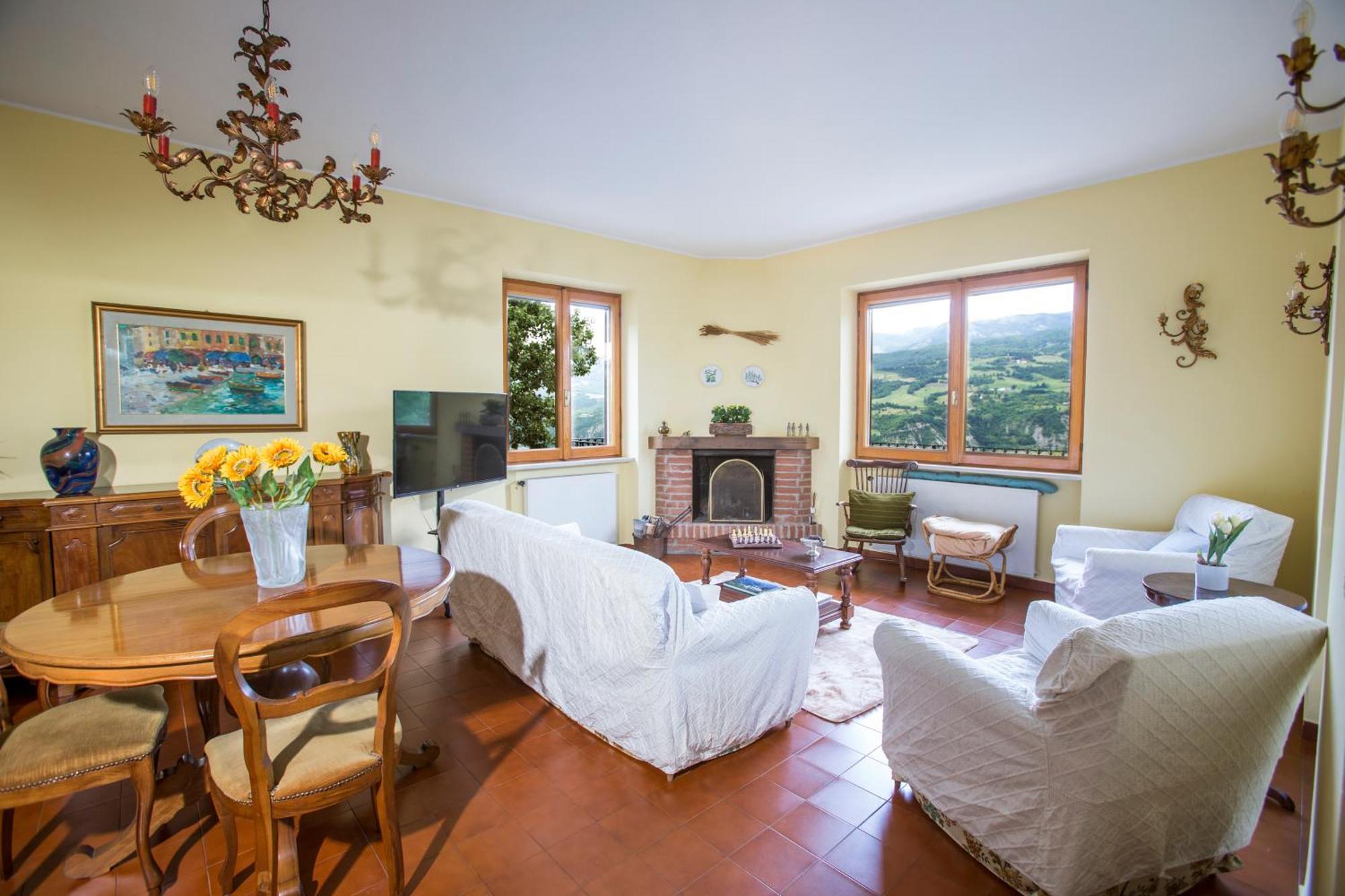 Willa Casa Del Bosco - Vista Mozzafiato & Parco 4 Ettari Bobbio Zewnętrze zdjęcie